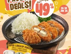 Promo Kimukatsu Crazy Payday, Chicken Katsu Set Cuma Rp49 Ribuan