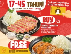 Promo Kimukatsu Spesial Semarak Merdeka Beli 1 Gratis 1