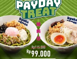 Promo Kyuka Ramen Payday Treat, 2 Matcha Series Cuma Rp99.000