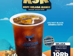 Lawson Hadirkan Promo KSK Kopi Rp10.000 Setiap Selasa dan Kamis Januari 2026