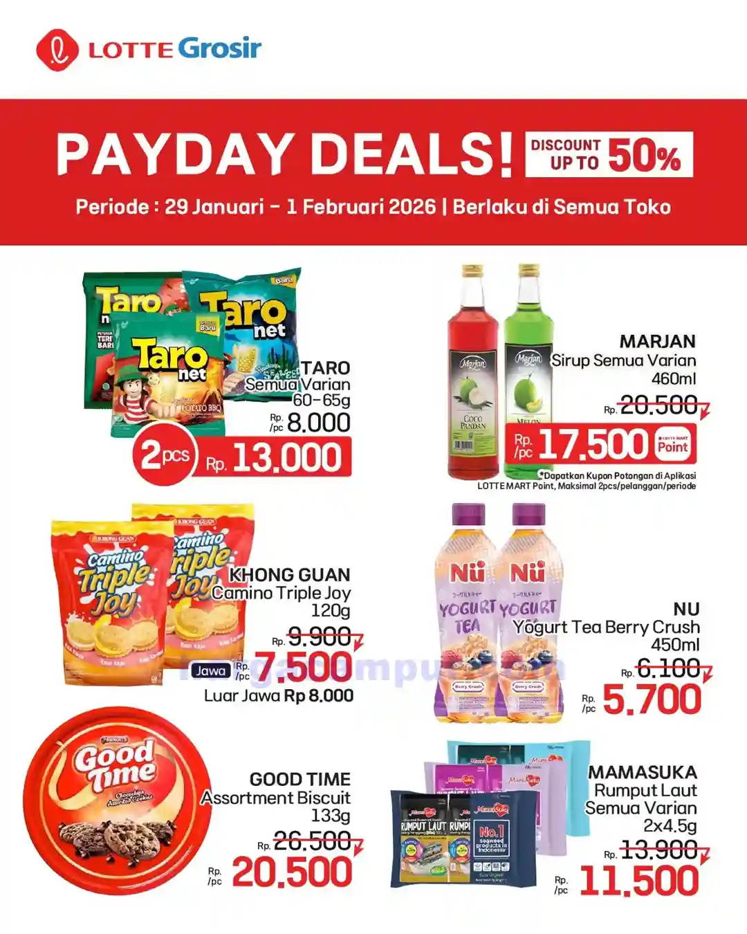 Promo Lotte Grosir Weekend Terbaru 5 - 8 Februari 2026 4 Promo Lotte Grosir Weekend Terbaru 29 Januari 1 Februari 2026 5