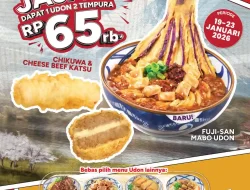 Promo Marugame Udon Januari Jajan Paket Udon + Tempura Rp 65 Ribu