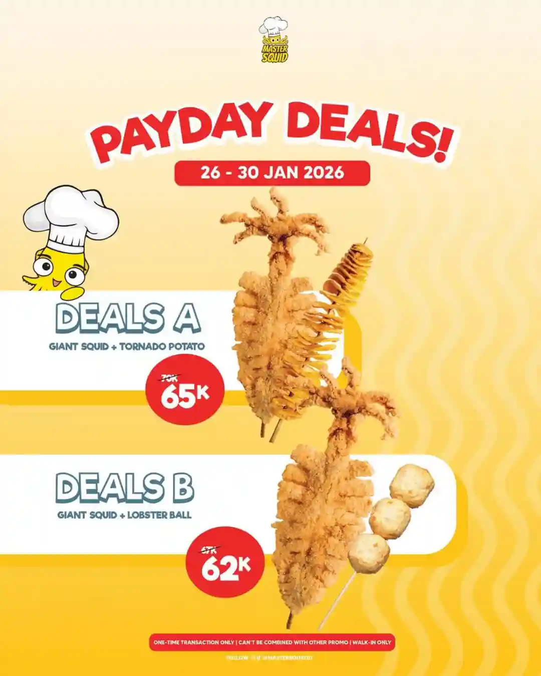 Promo Master Squid Payday Paket Deals Mulai Rp62.000, Giant Squid Combo Hemat Akhir Januari 1 Promo Master Squid Payday Paket Deals Mulai Rp62.000 Giant Squid Combo Hemat Akhir Januari