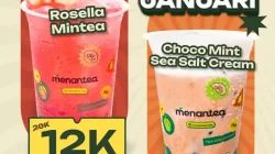 Promo Menantea Spesial Januari 2026, Menu Favorit Mulai Rp 12.000 5 Promo Menantea Spesial Januari 2026 dengan Rosella Mintea mulai Rp 12.000 dan menu baru Rp 15.000 berlaku di seluruh outlet Menantea