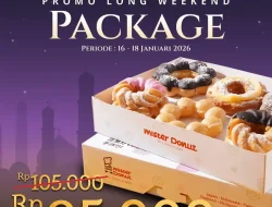 Promo Mister Donut Long Weekend, 1 Lusin Donat Rp95.000
