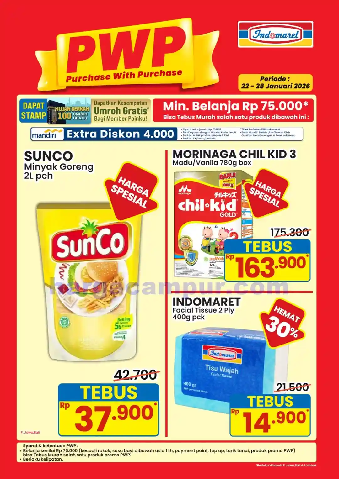 Katalog Promo JSM Indomaret Terbaru 22 - 28 Januari 2026 4 Promo PWP Indomaret Purchase With Purchase 22 28 Januari 2026