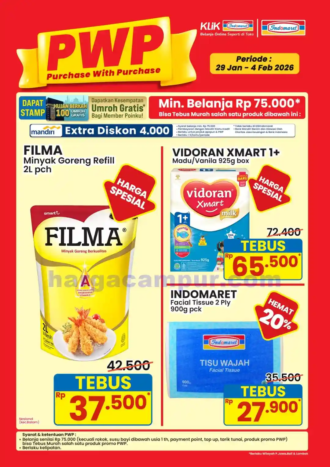 Katalog Promo JSM Indomaret Terbaru 30 Jan - 1 Feb 2026 3 Promo PWP Indomaret Terbaru 29 Januari 4 Februari 2026