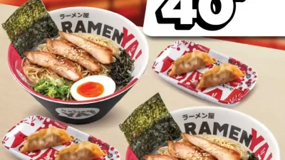 Promo RamenYA! AkhirnYA Gajian, Paket Payday 2 Ramen + Gyoza Rp80.000