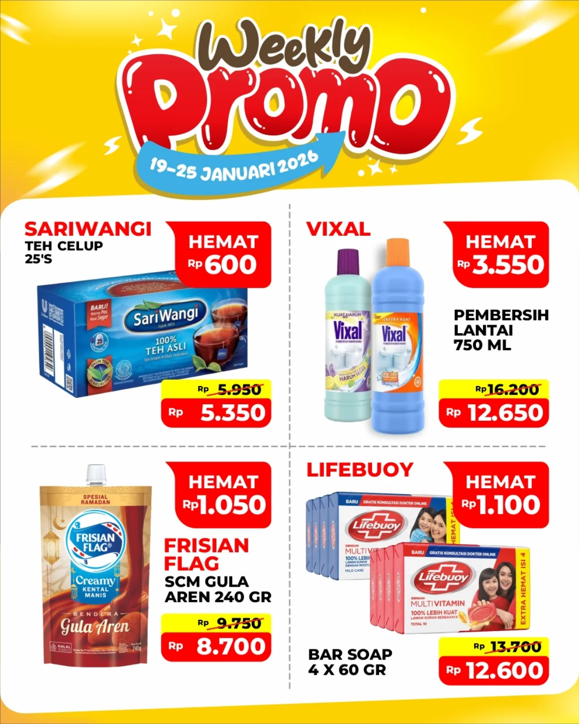 Promo Rita Pasaraya Weekly Mingguan 19 - 25 Januari 2026 1 Promo Rita Pasaraya Weekly Mingguan periode 19–25 Januari 2026