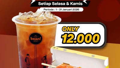 Bean! Spot Hadirkan Promo Snack Attack Paket Es Teh dan Sosis Rp 12.000