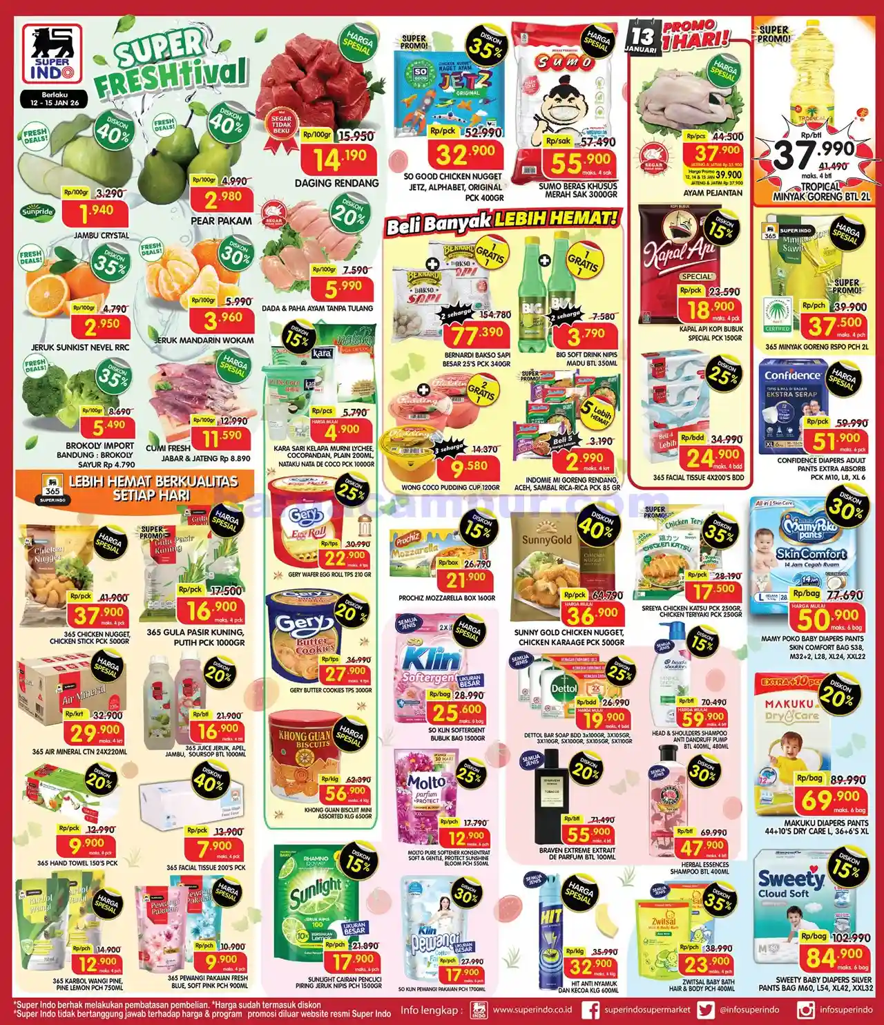 Katalog Promo JSM Superindo Terbaru 12 - 18 Januari 2026 1 Promo Superindo Weekday Terbaru 12 15 Januari 2026