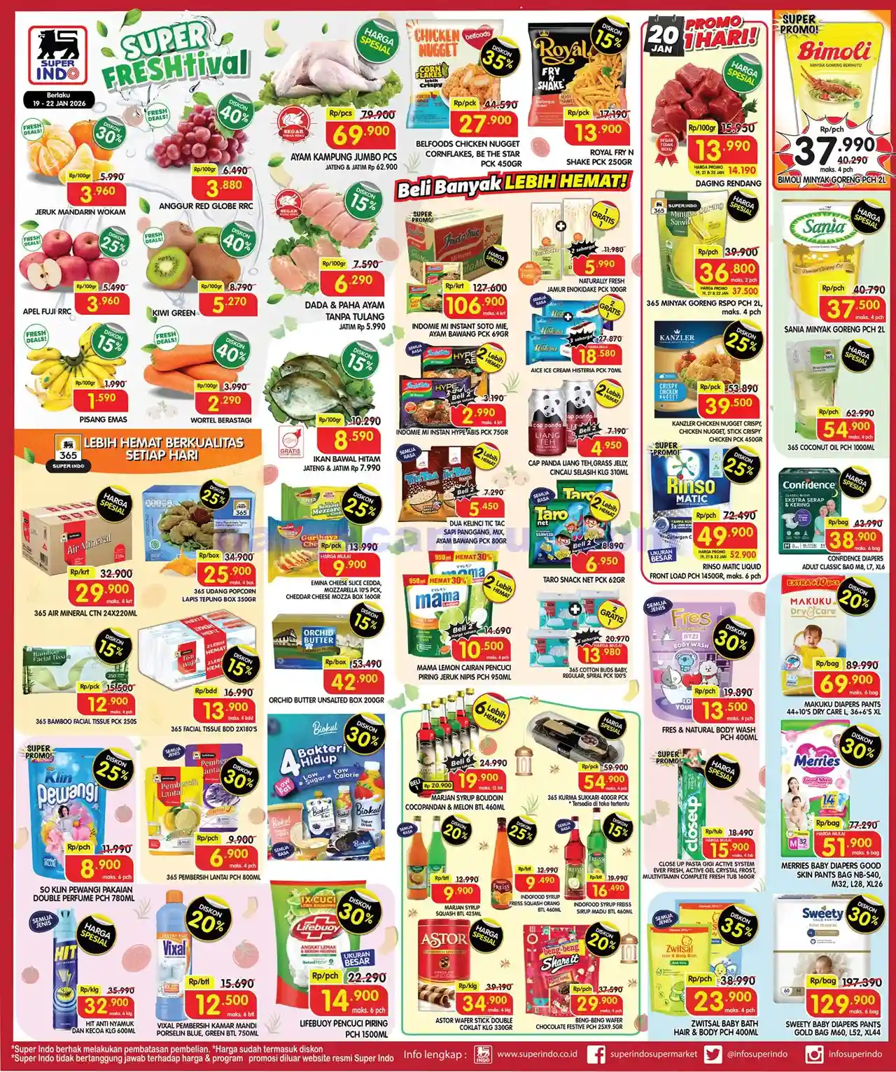 Promo Superindo Weekday Terbaru 19 - 22 Januari 2026 1 Promo Superindo Weekday Terbaru 19 22 Januari 2026