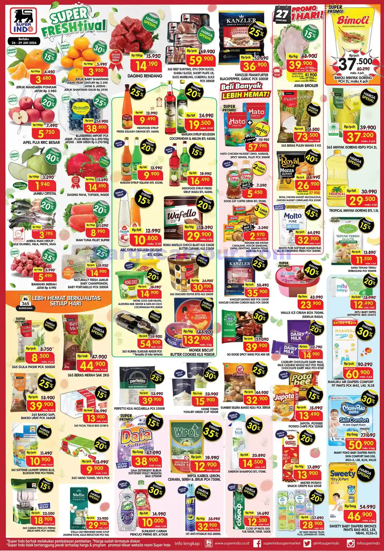 Promo Superindo Weekday Terbaru 26 29 Januari 2026