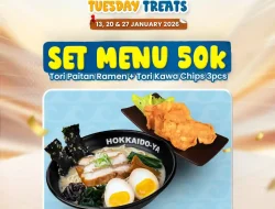Hokkaido-Ya Hadirkan Tuesday Treats Set Menu Rp 50.000