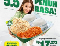 Promo Wingstop Spesial 5.5: Paket Hemat Mulai 17 Ribuan per Orang