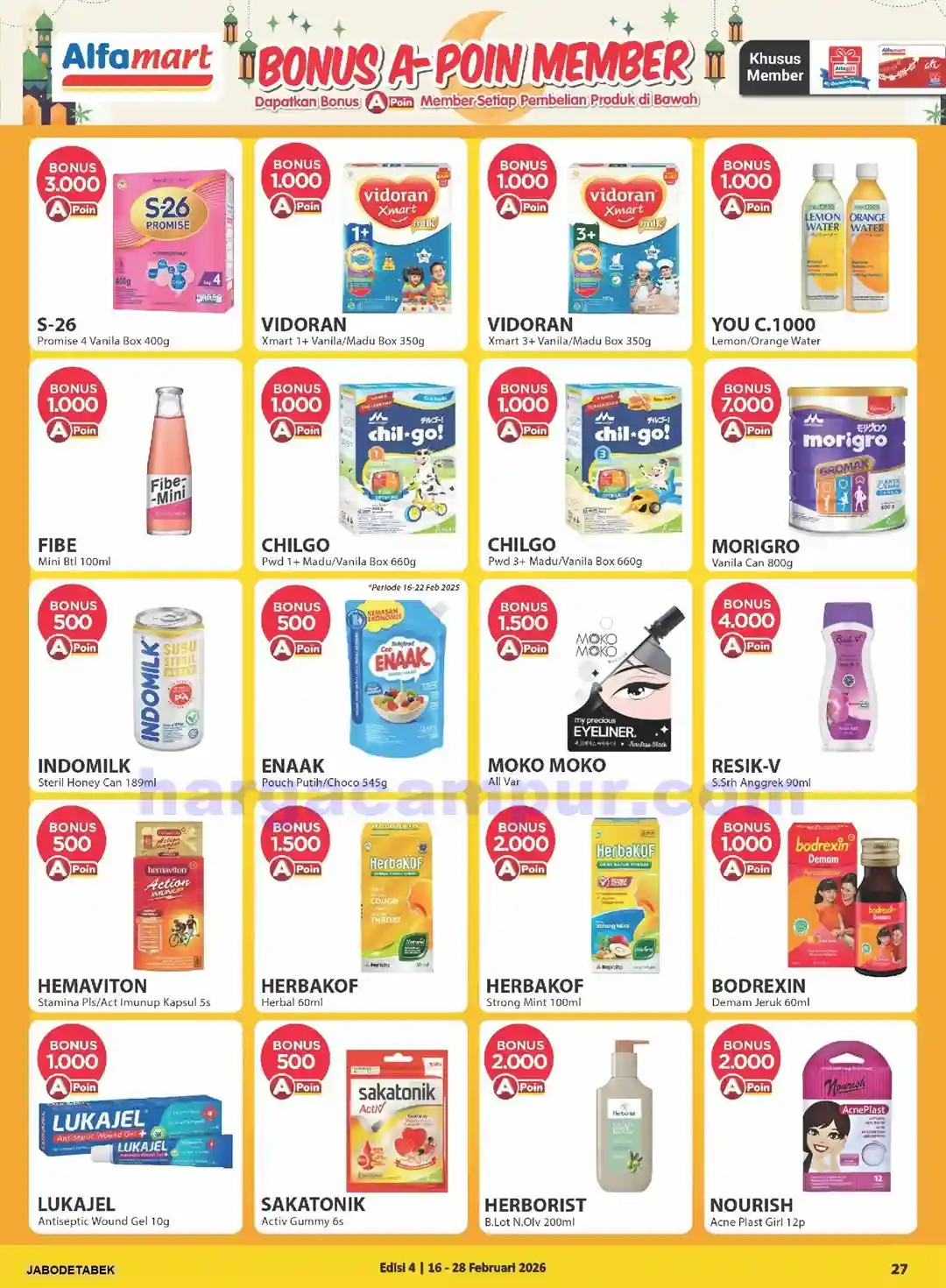 Katalog Alfamart Promo Terbaru 16 - 28 Februari 2026 27 Katalog Alfamart Promo Terbaru 16 28 Februari 2026 27