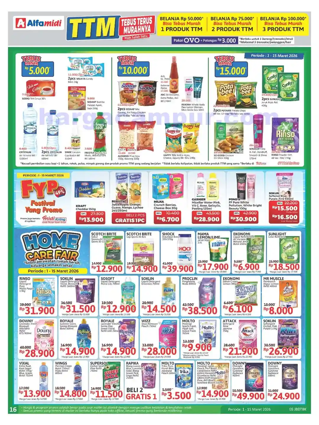 Katalog Alfamidi Promo Terbaru 1 - 15 Maret 2026 16 Katalog Alfamidi Promo Terbaru 1 - 15 Maret 2026.