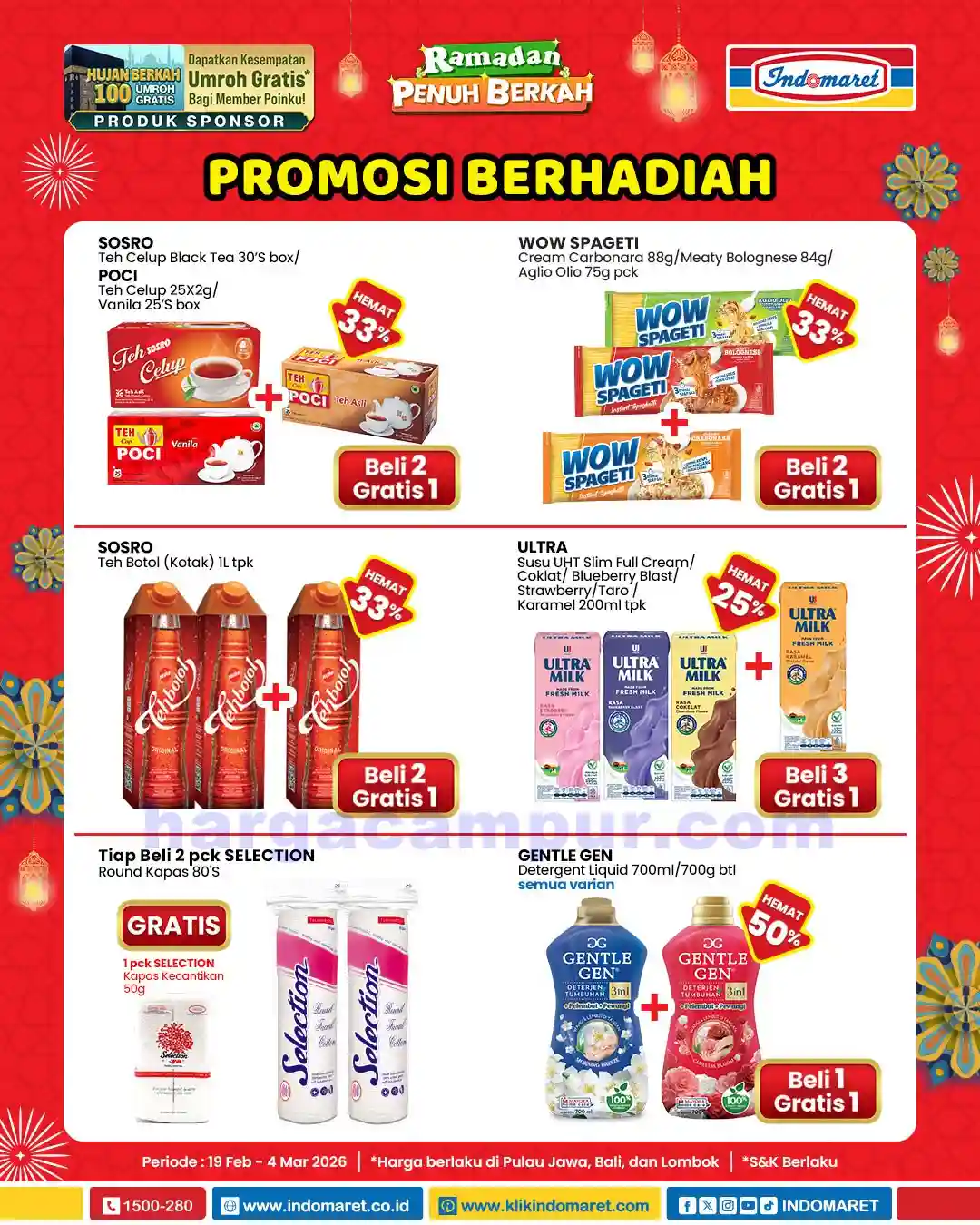 Katalog Indomaret Promosi Bulan Ini 1 - 15 Maret 2026 1 Katalog Indomaret Promosi Bulan Ini 16 - 28 Februari 2026.