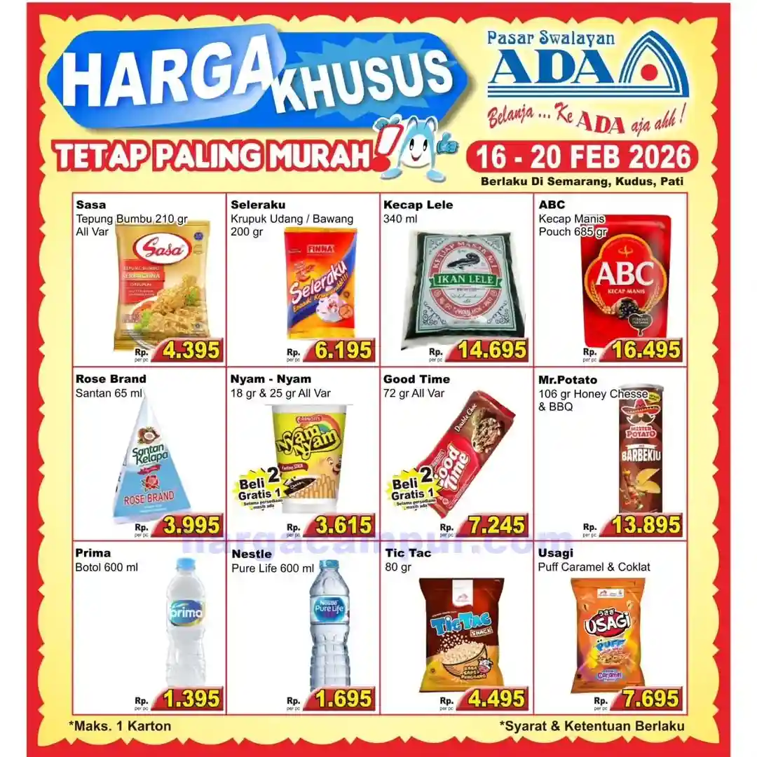 Promo Ada Swalayan Weekend Terbaru 21 - 22 Februari 2026 6 Katalog Promo Ada Swalayan Weekday Terbaru 16 20 Februari 2026 11