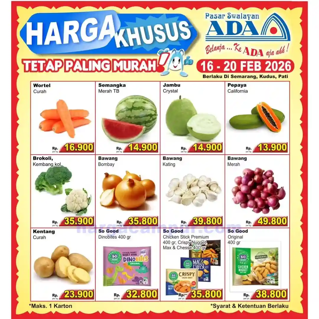 Promo Ada Swalayan Weekend Terbaru 21 - 22 Februari 2026 3 Katalog Promo Ada Swalayan Weekday Terbaru 16 20 Februari 2026 14