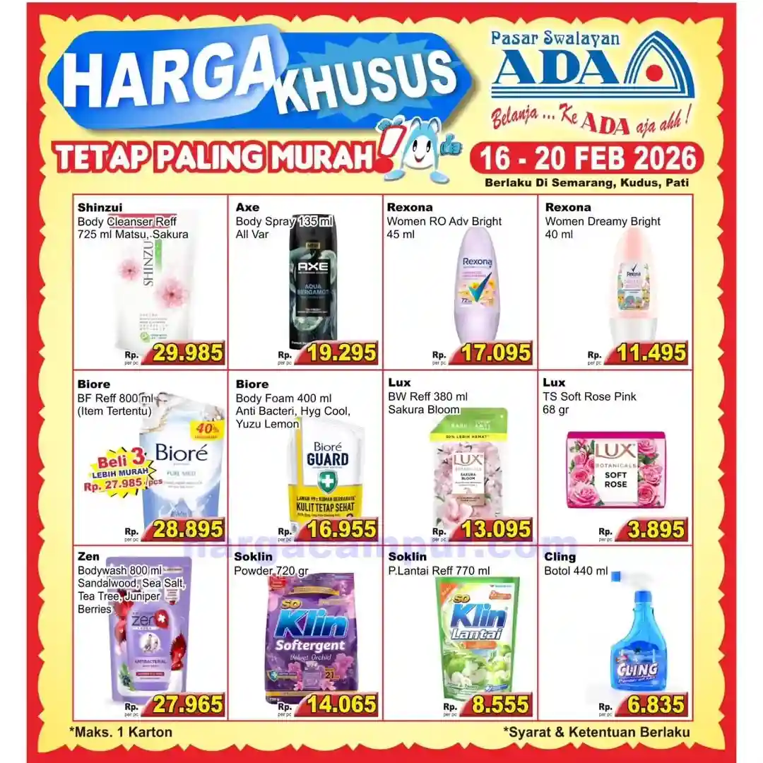 Promo Ada Swalayan Weekend Terbaru 21 - 22 Februari 2026 9 Katalog Promo Ada Swalayan Weekday Terbaru 16 20 Februari 2026 8