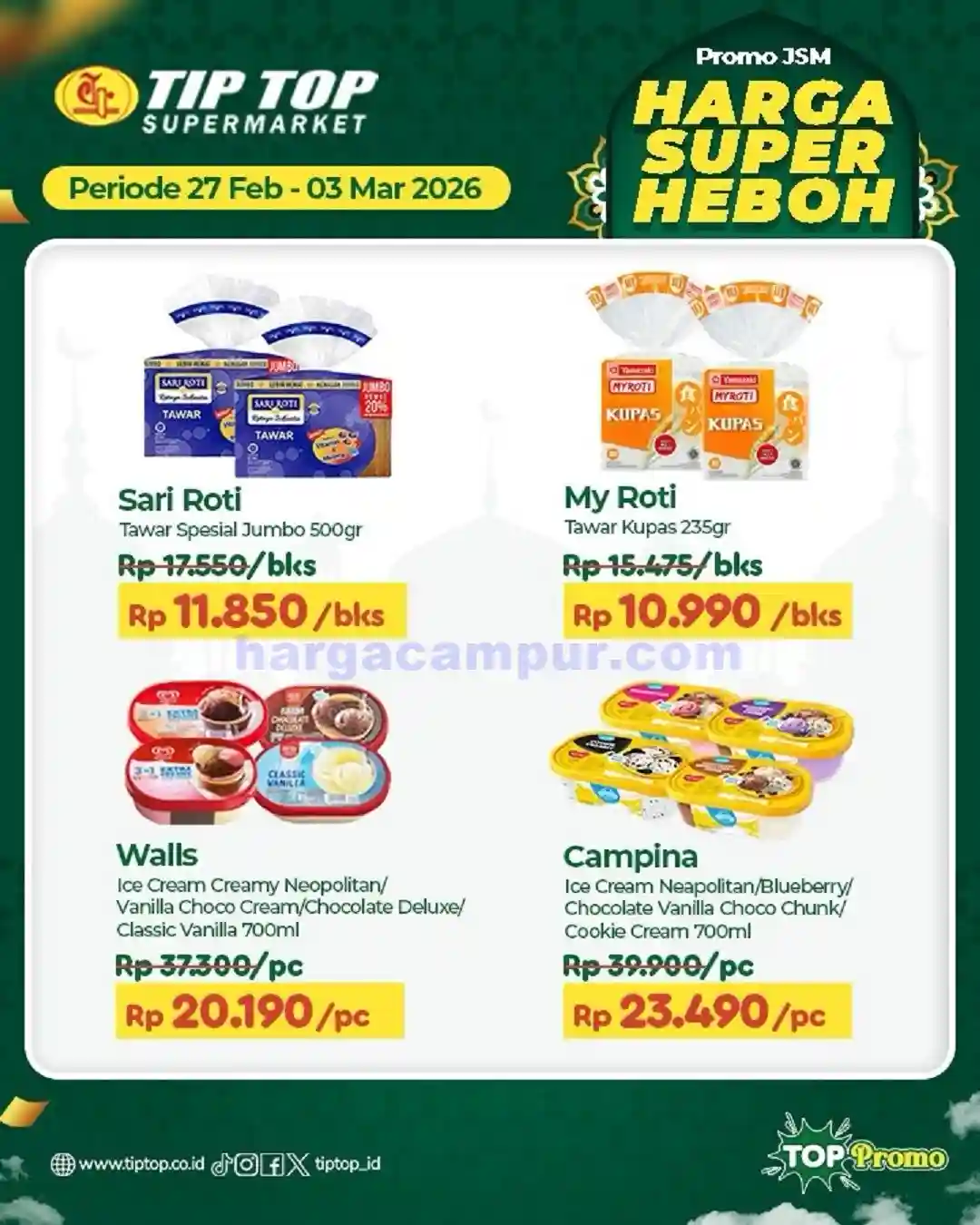 Katalog Promo JSM TIPTOP Swalayan Terbaru 27 Feb - 1 Mar 2026 7 Katalog Promo JSM TIPTOP Swalayan Terbaru 27 Februari 1 Maret 2026 4