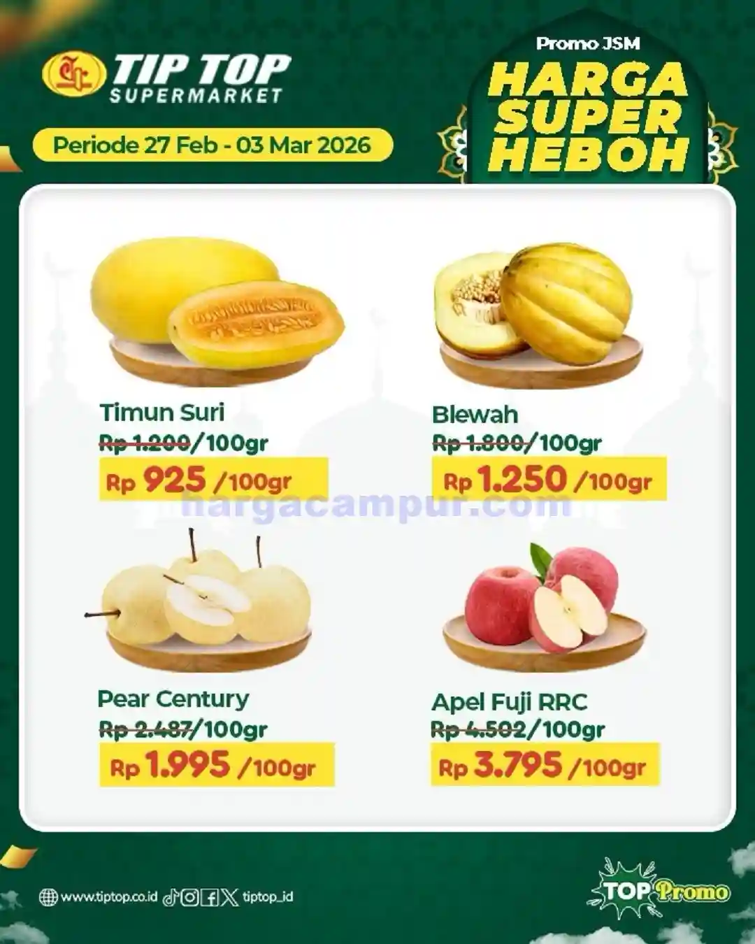 Katalog Promo JSM TIPTOP Swalayan Terbaru 27 Feb - 1 Mar 2026 2 Katalog Promo JSM TIPTOP Swalayan Terbaru 27 Februari 1 Maret 2026 9