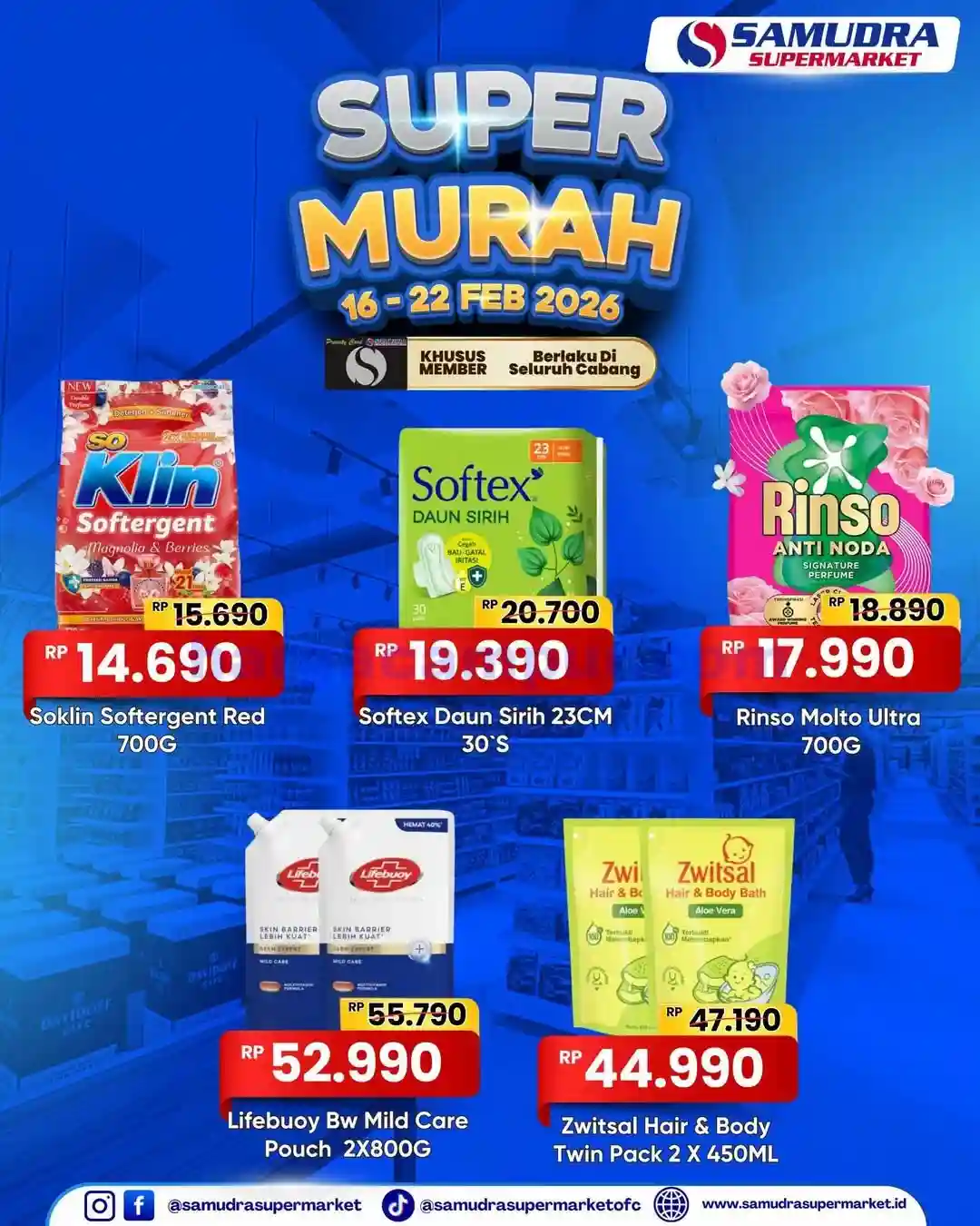 Katalog Promo Samudra Supermarket Super Murah 23 Feb - 1 Mar 2026 7 Katalog Promo Samudra Supermarket Super Murah 16 22 Februari 2028 5