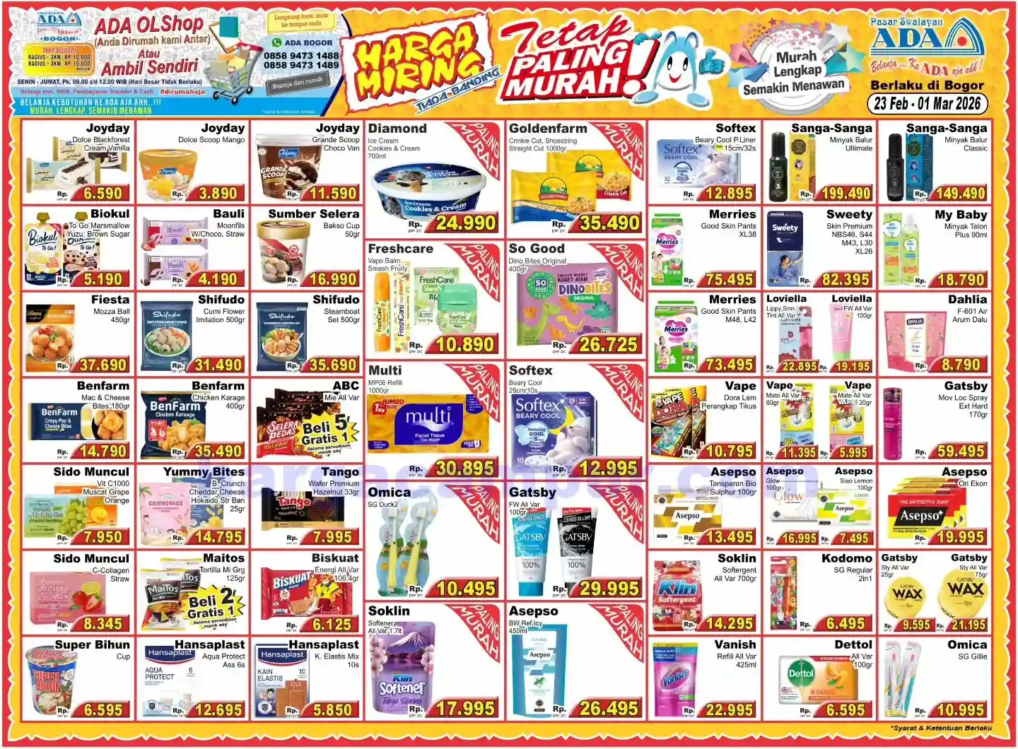 Promo Ada Swalayan Weekend Terbaru 28 Feb - 1 Mar 2026 18 Promo Ada Swalayan Weekend Terbaru 23 - 27 Februari 2027.