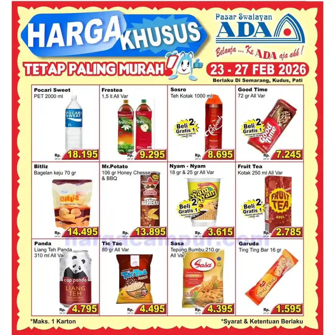 Promo Ada Swalayan Weekend Terbaru 28 Feb - 1 Mar 2026 7 Promo Ada Swalayan Weekend Terbaru 23 27 Februari 2027 7