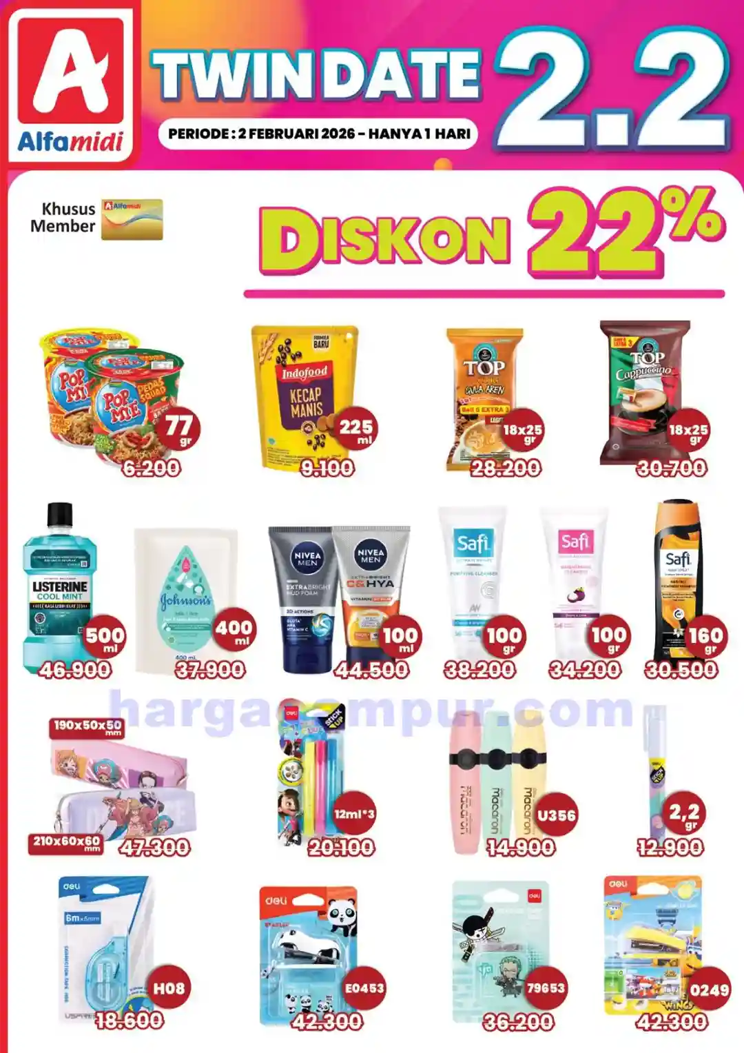 Promo Alfamidi Twin Date 2.2 Terbaru 2 Februari 2026 Hanya 1 Hari 3 Promo Alfamidi Twin Date 2.2 Terbaru 2 Februari 2025 Hanya 1 Hari 2
