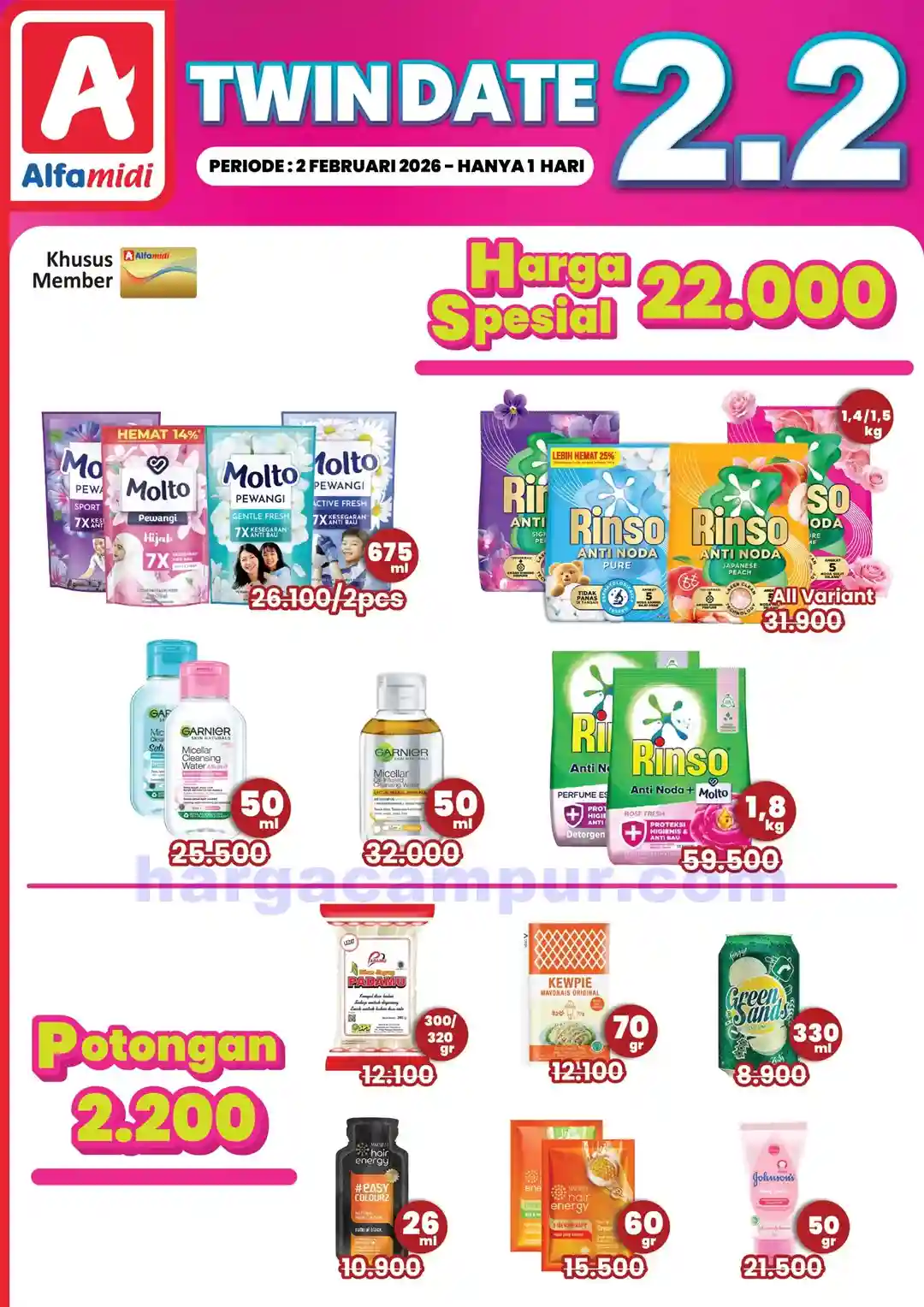 Promo Alfamidi Twin Date 2.2 Terbaru 2 Februari 2026 Hanya 1 Hari 2 Promo Alfamidi Twin Date 2.2 Terbaru 2 Februari 2025 Hanya 1 Hari 3