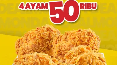 Promo CFC Monday Deal 4 Ayam Rp50.000 Berlaku Setiap Senin