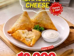 Promo Emado’s Samosa Cheese Mulai Rp12.000 Berlaku 10–11 Februari 2026