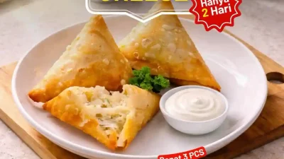 Promo Emado’s Samosa Cheese Mulai Rp12.000 Berlaku 10–11 Februari 2026