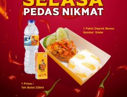 Promo Geprek Bensu Selasa Pedas Nikmat Harga Mulai Rp28.000
