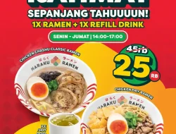 Promo Haraku Ramen RAHMAT Chicken Ramen Hanya Rp25.000