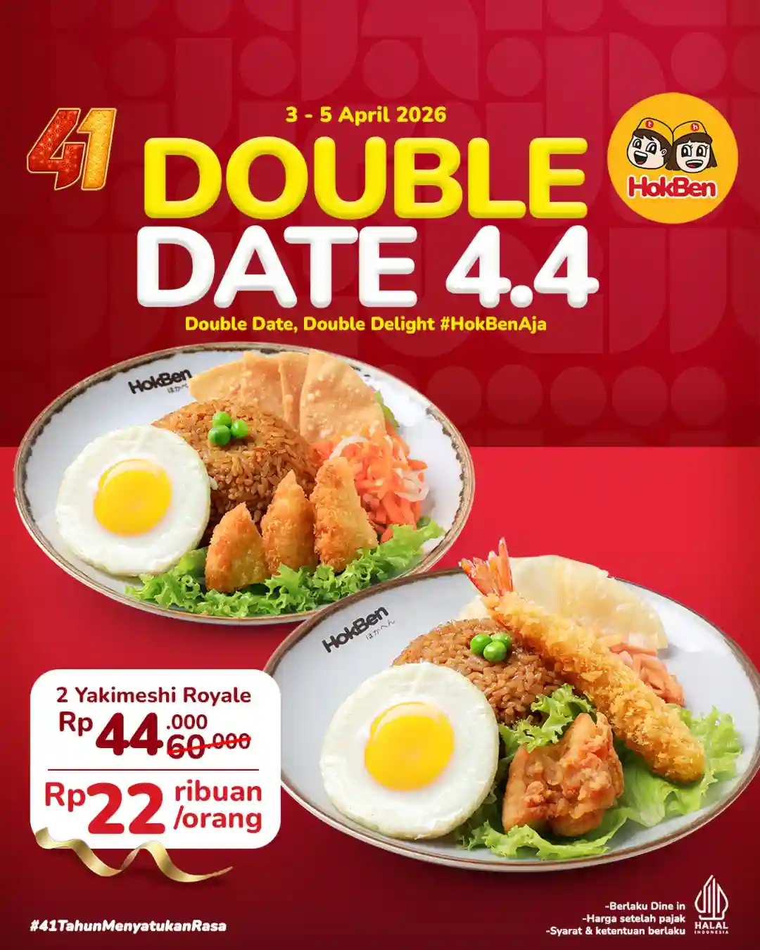 Promo Hokben Spesial 4.4 Paket Hemat Hanya 44 Ribuan 1 Promo Hokben Spesial 4.4 Paket Hemat Hanya 44 Ribuan