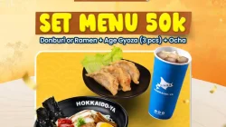 Promo Hokkaido-Ya Wednesday Feast Set Menu Rp50.000 Berlaku hingga 25 Februari 2026