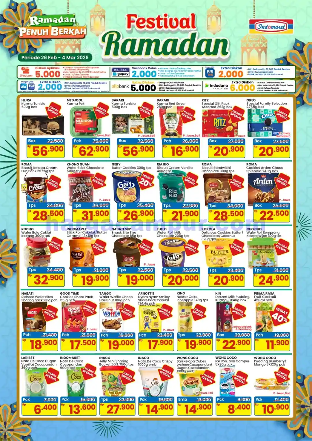 Katalog Promo JSM Indomaret Terbaru 27 Feb - 1 Mar 2026 10 Promo Indomaret Festival Sambut Ramadan 26 Februari - 4 Maret 2026.