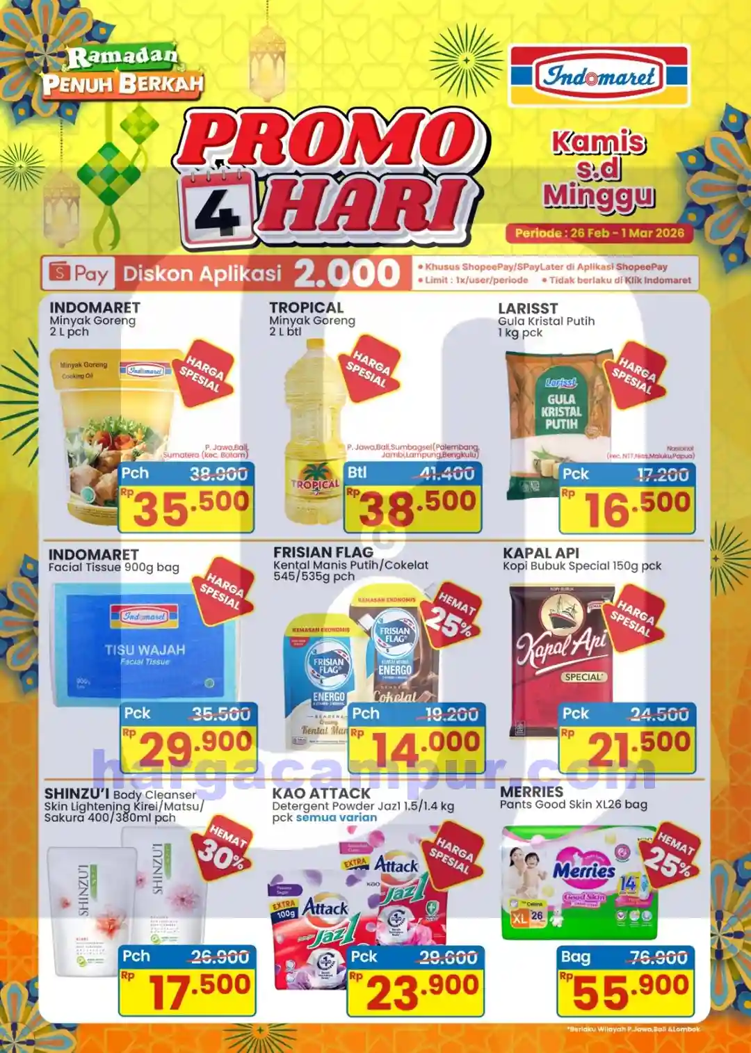 Promo Indomaret 4 Hari Terbaru 26 Februari-4 Maret 2026 1 Promo Indomaret 4 Hari Terbaru 26 Februari - 4 Maret 2026
