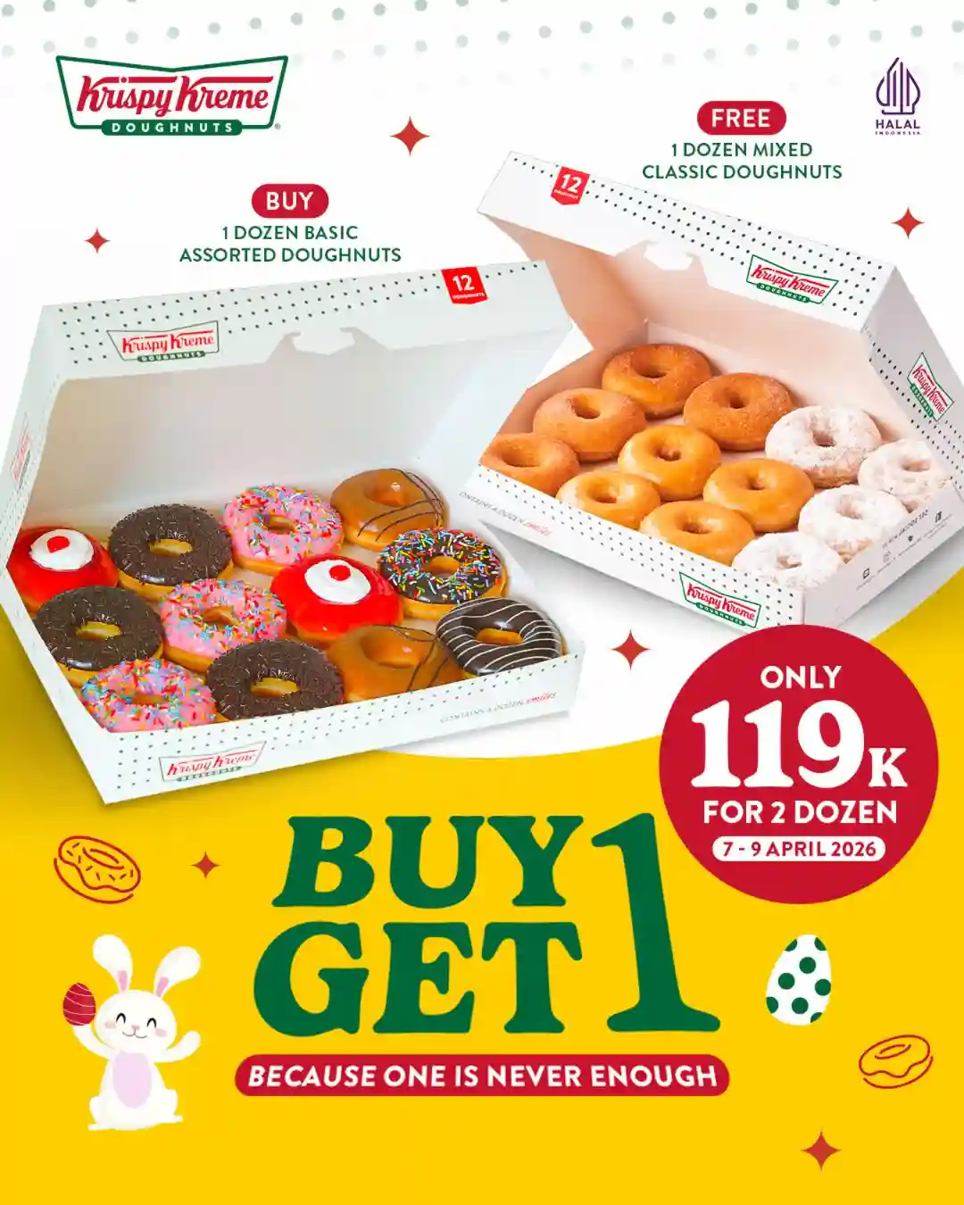 Promo Krispy Kreme Beli 2 Lusin Donat Harga Hanya 119 Ribu 1 Promo Krispy Kreme Beli 2 Lusin Donat Harga Hanya 119 Ribu