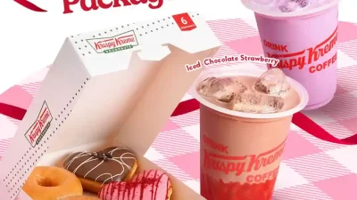 Promo Krispy Kreme Bucin Package Valentine Rp100.000 Berlaku 1-17 Februari 2026