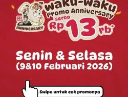 Promo Marugame Udon Anniversary Rp13.000 Berlaku 9 – 15 Februari 2026