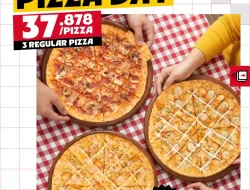 Promo PHD Hari Pizza Sedunia 3 Pizza Rp113.000 Berlaku 8–10 Februari 2026