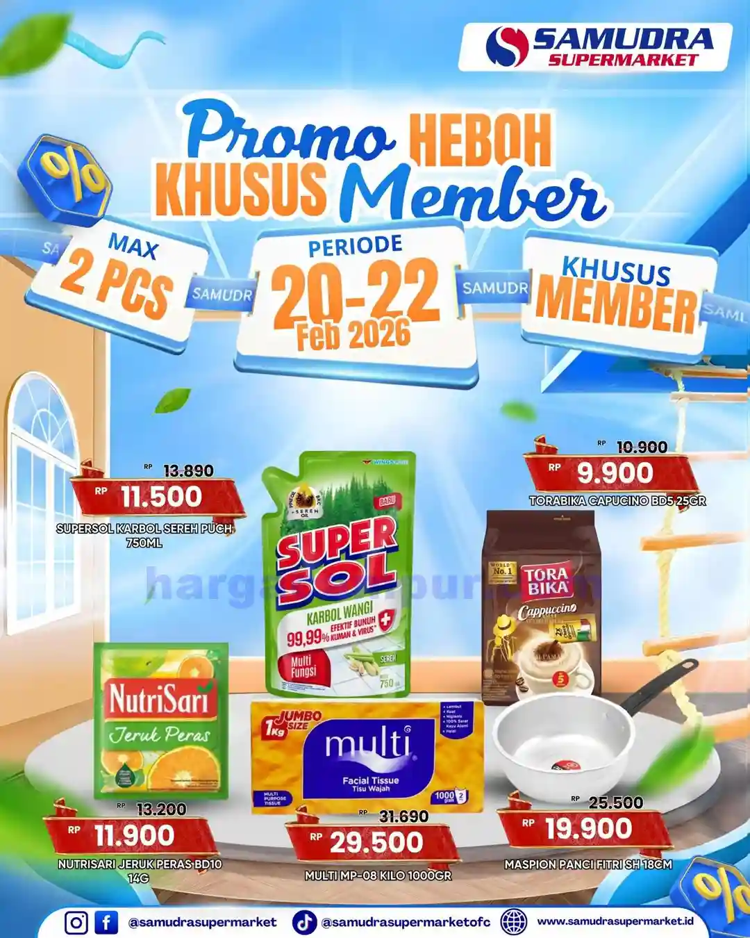 Promo Samudra Supermarket Weekend 27 Feb - 1 Mar 2026 8 Promo Samudra Supermarket Weekend 20 - 22 Februari 2026.