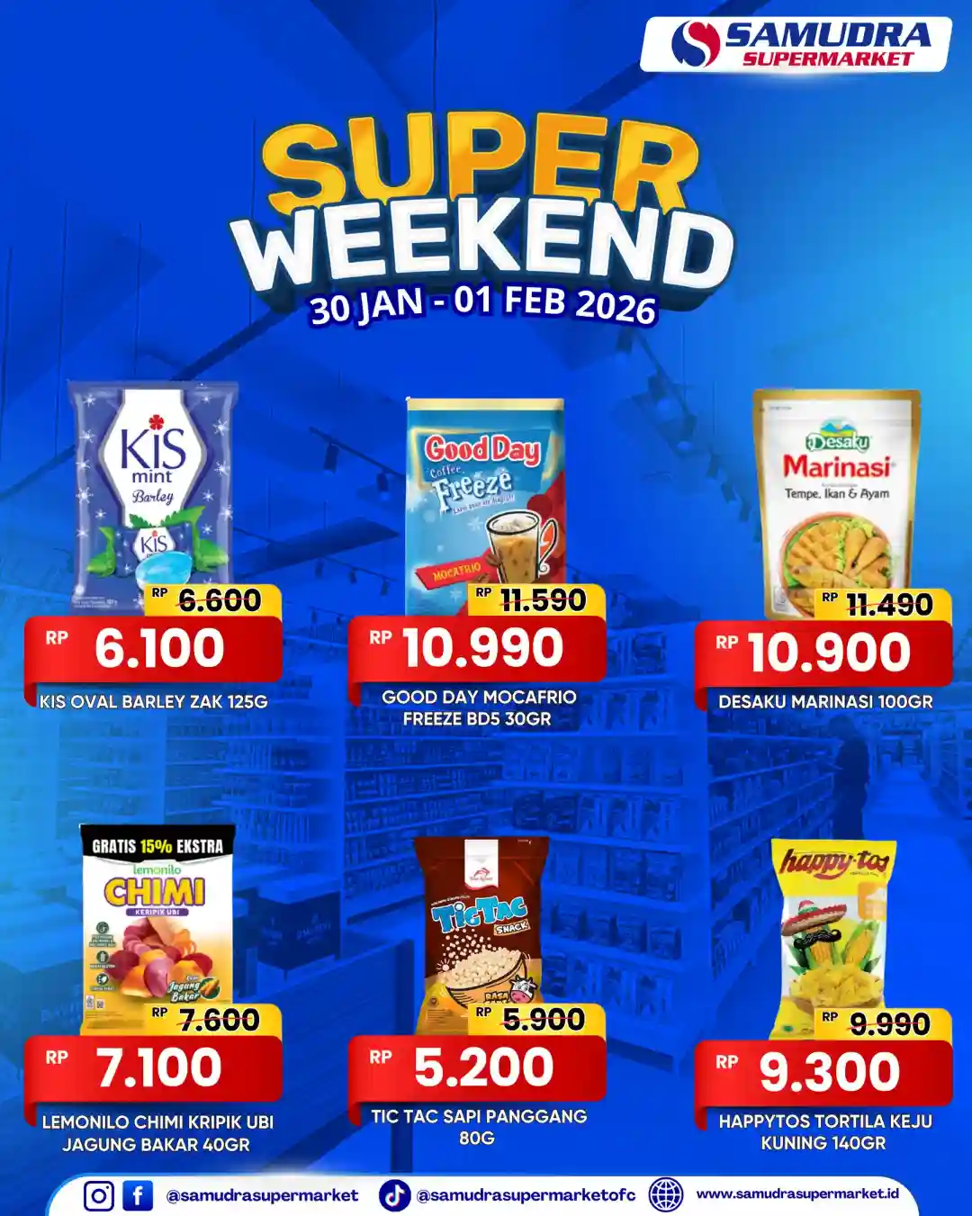 Promo Samudra Supermarket Weekend 6 - 8 Februari 2026 3 Promo Samudra Supermarket Weekend 30 Januari 1 Februari 2026 4