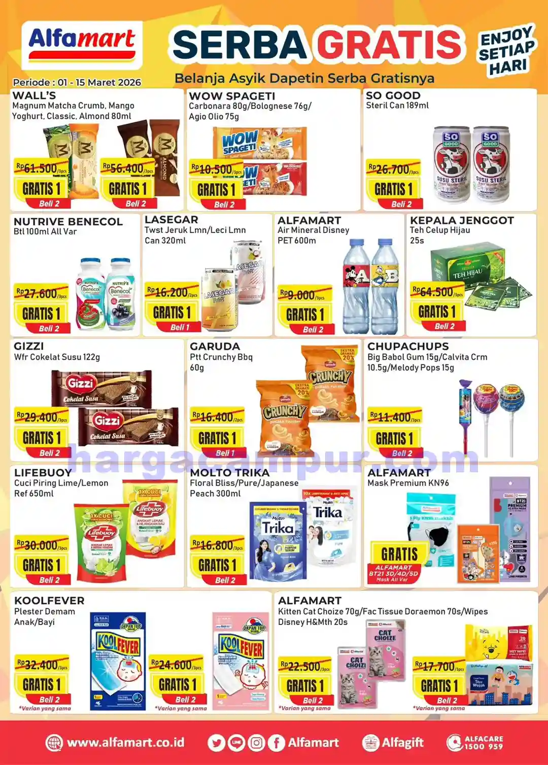 Promo Serba Gratis Alfamart Terbaru 1 - 15 Maret 2026 1 Promo Serba Gratis Alfamart Terbaru 1 - 15 Maret 2026.