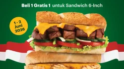Promo Subway Spesial Hari Pancasila Beli 1 Gratis 1 3 Promo Subway Spesial Hari Pancasila Beli 1 Gratis 1