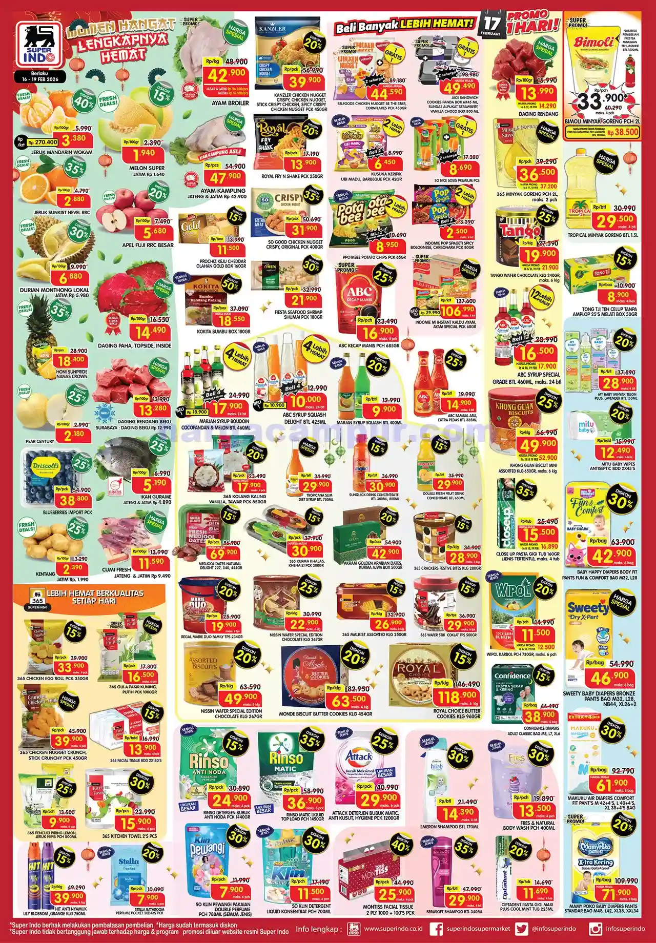 Promo Superindo Weekday Terbaru 16 - 19 Februari 2026 1 Promo Superindo Weekday Terbaru 16 - 19 Februari 2026.